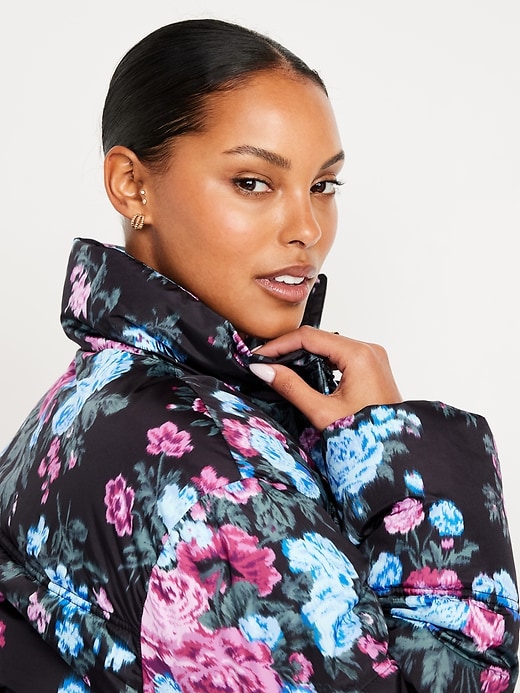 Image number 6 showing, Water-Resistant Printed Puffer Jacket