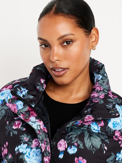 Image number 4 showing, Water-Resistant Printed Puffer Jacket
