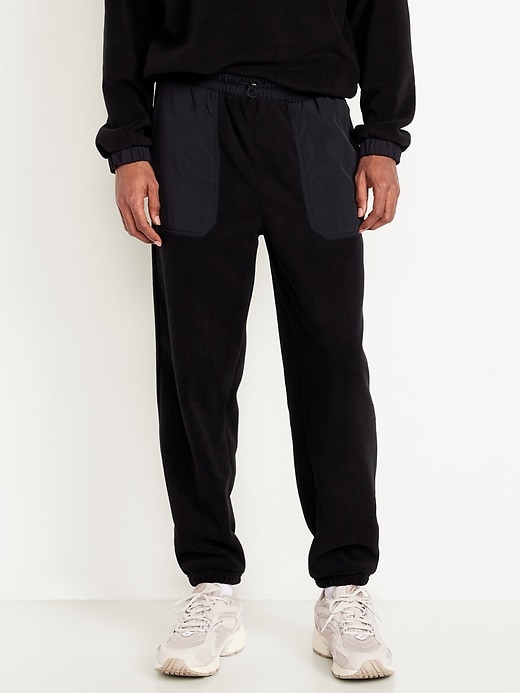 Image number 1 showing, Loose Microfleece Utility Joggers