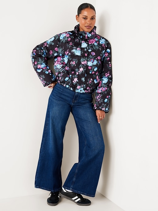 Image number 3 showing, Water-Resistant Printed Puffer Jacket