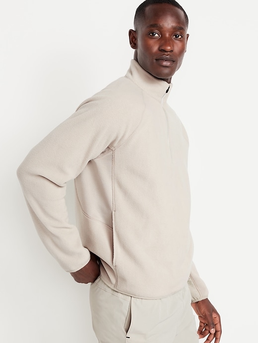Image number 3 showing, Cozy Microfleece Run Quarter Zip
