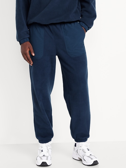 Image number 1 showing, Loose Microfleece Utility Joggers