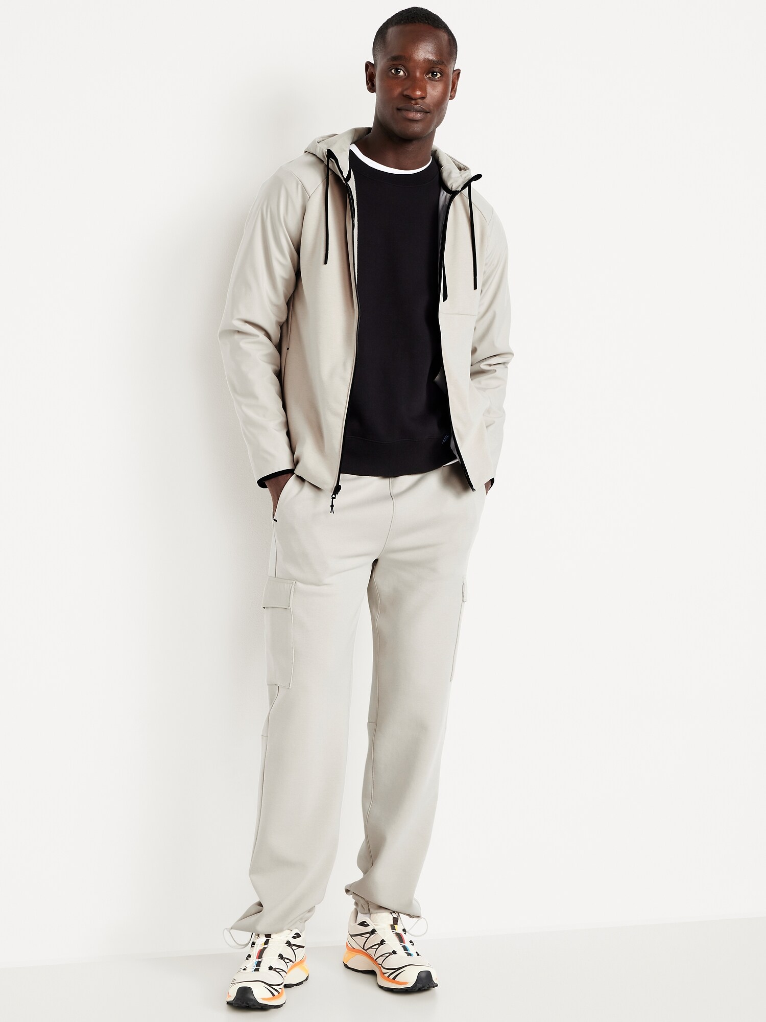 Мужское худи Old Navy Dynamic Fleece Go-Warm Zip, цвет: Windchime — фото 3