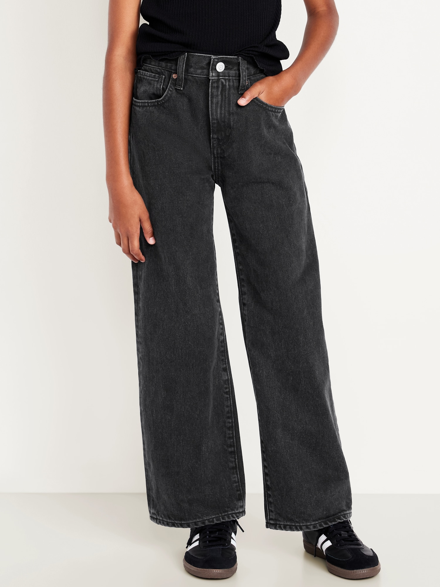 Baggy Straight-Leg Jeans for Girls