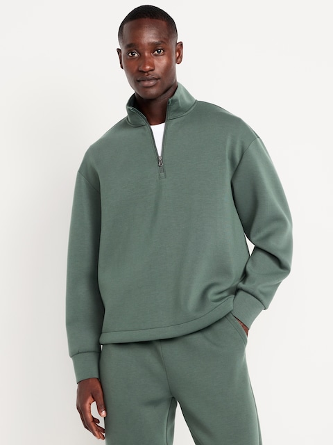 Bounce Fleece Oversized Quarter-Zip Pullover
