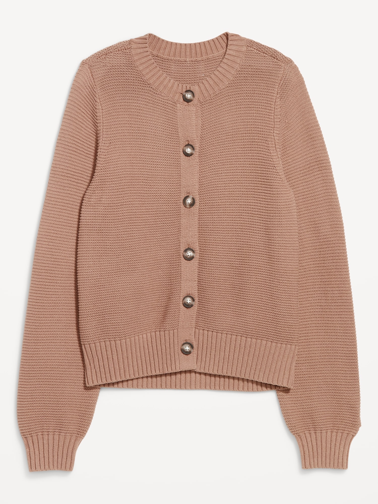 Image number 5 showing, Seaside Cotton Garter-Knit Cardigan Sweater