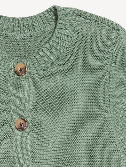Image number 6 showing, Garter-Knit Cardigan Sweater