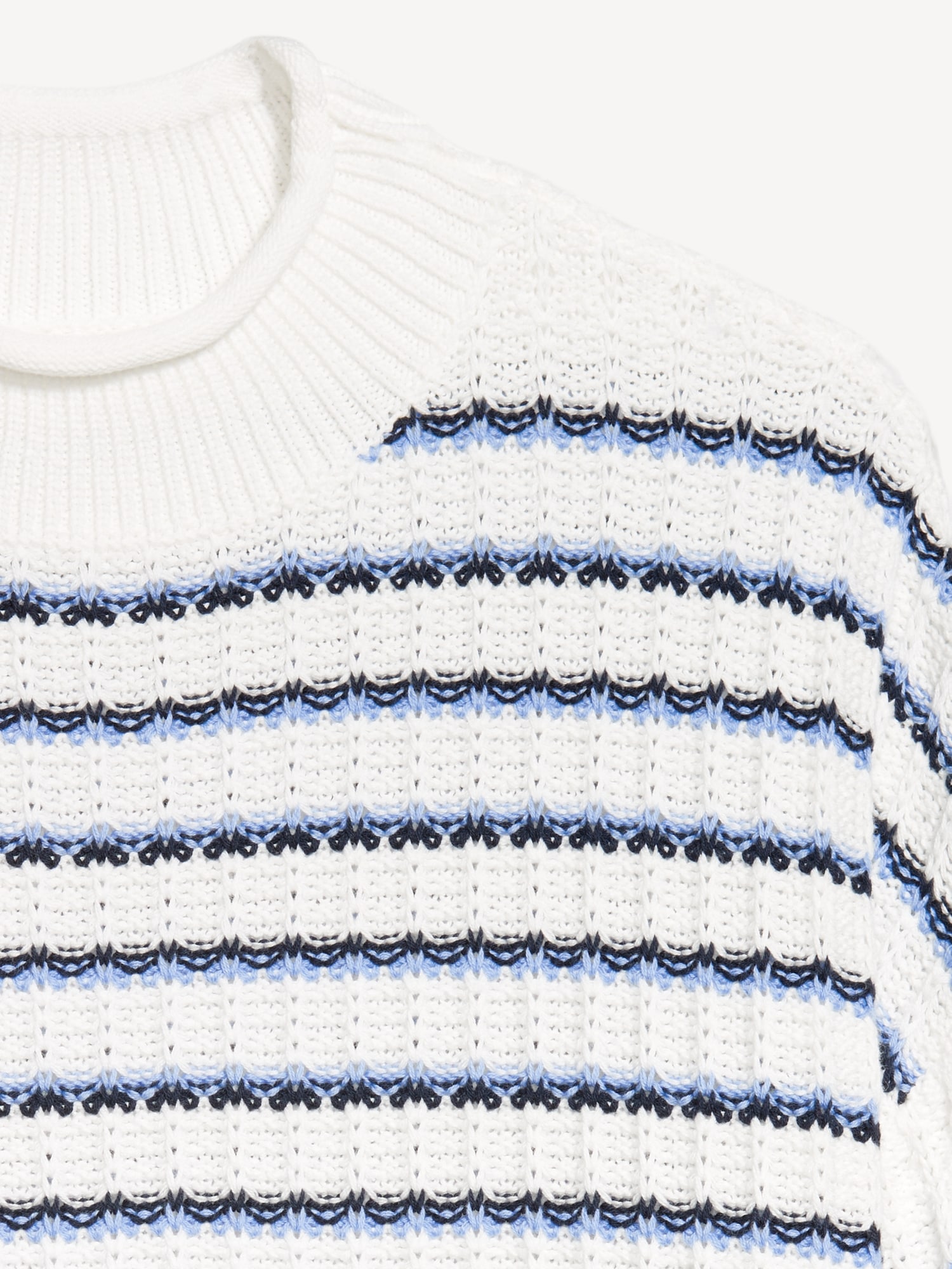 Roll-Neck Seaside Cotton Sweater | Old Navy