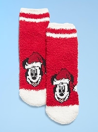 Image number 1 showing, Old Navy x Disney Gender-Neutral Cozy Socks for Kids