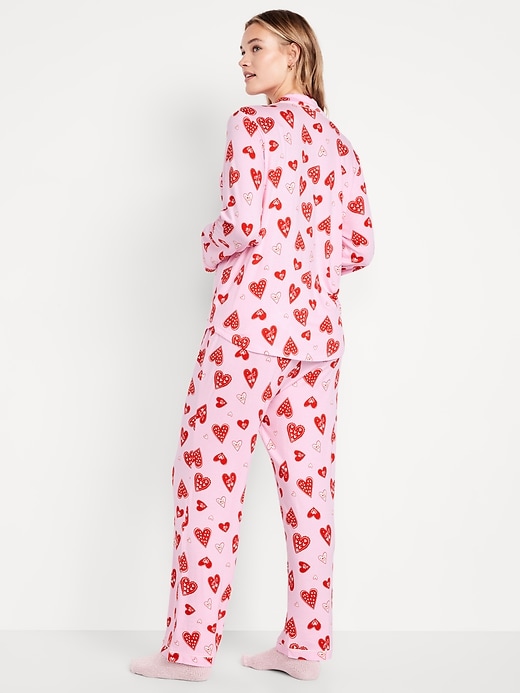 Image number 6 showing, Sunday Sleep Knit Jersey Pant Set