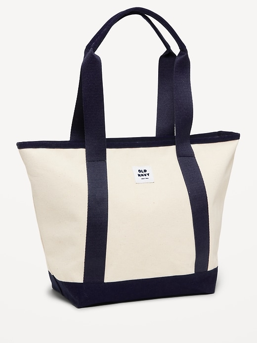 Medium Logo Canvas Tote Bag