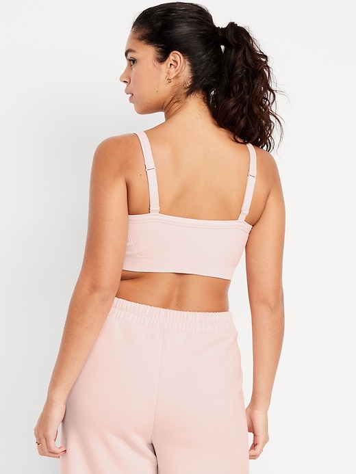 Image number 6 showing, Light Support Fluid Seamless Ribbed Sports Bra