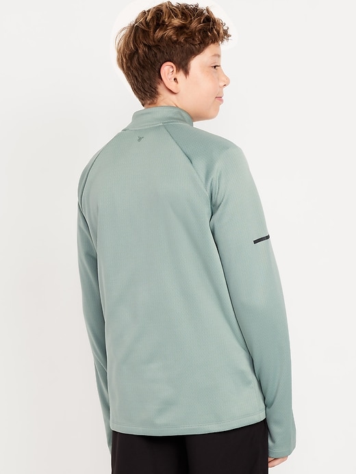 Image number 2 showing, Go-Dry Quarter-Zip Soccer Pullover for Boys