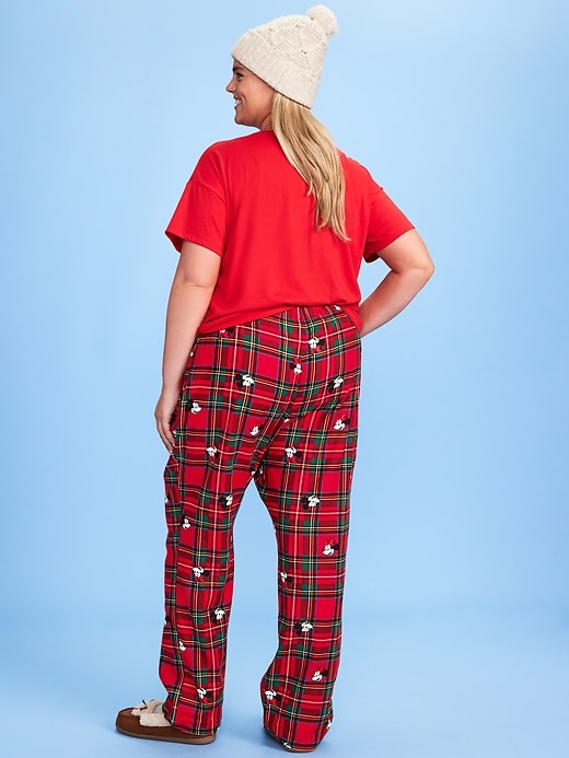 Image number 2 showing, Old Navy x Disney Mid-Rise Printed Flannel Pajama Pants for Women