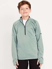 Image number 3 showing, Go-Dry Quarter-Zip Soccer Pullover for Boys