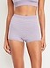 Mid-Rise Seamless Ribbed Boyshort Underwear - image 2