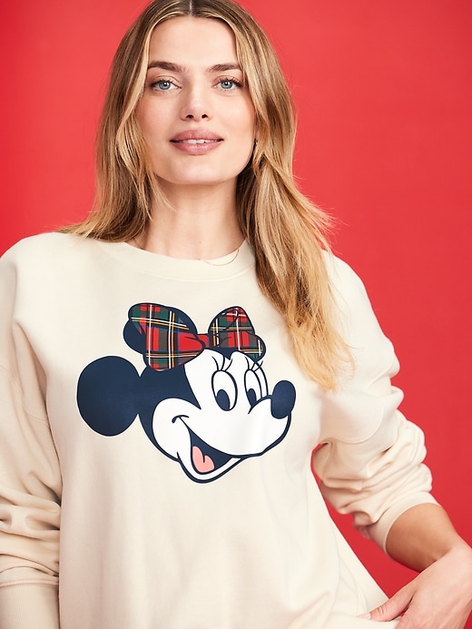 Image number 1 showing, Old Navy x Disney SoComfy Oversized Graphic Sweatshirt for Women