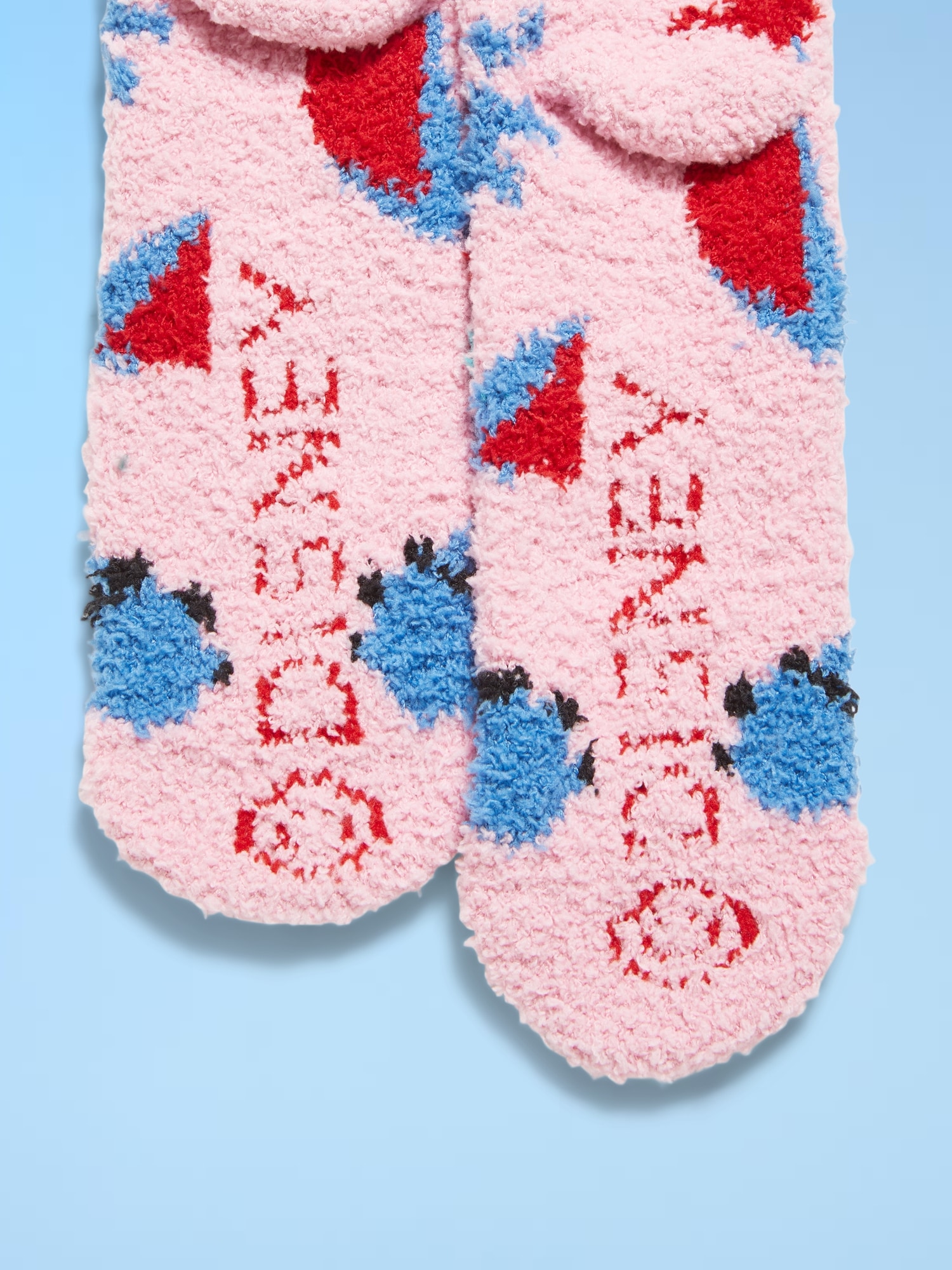Old Navy x Disney Holiday-Graphic Cozy Socks for Women