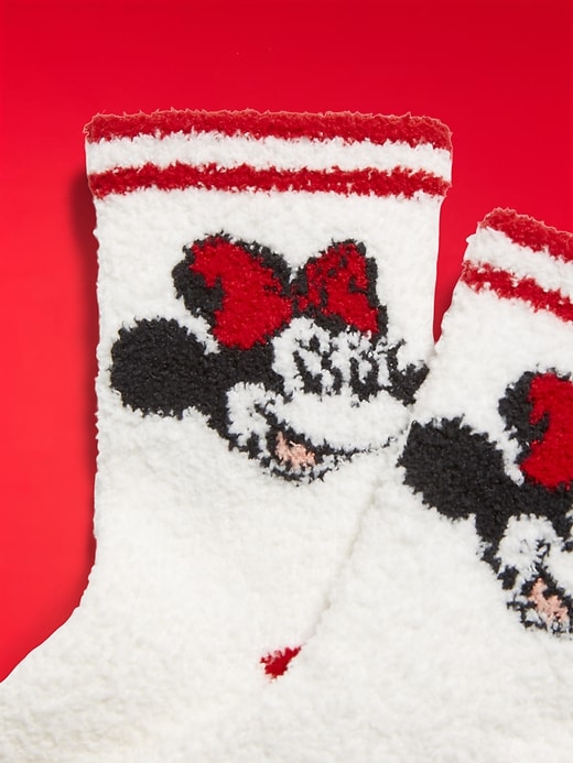 Image number 2 showing, Old Navy x Disney Mickey Mouse Unisex Cozy Socks for Toddler & Baby