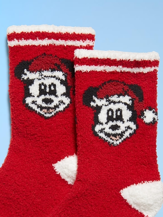 Image number 2 showing, Old Navy x Disney Mickey Mouse Unisex Cozy Socks for Toddler & Baby