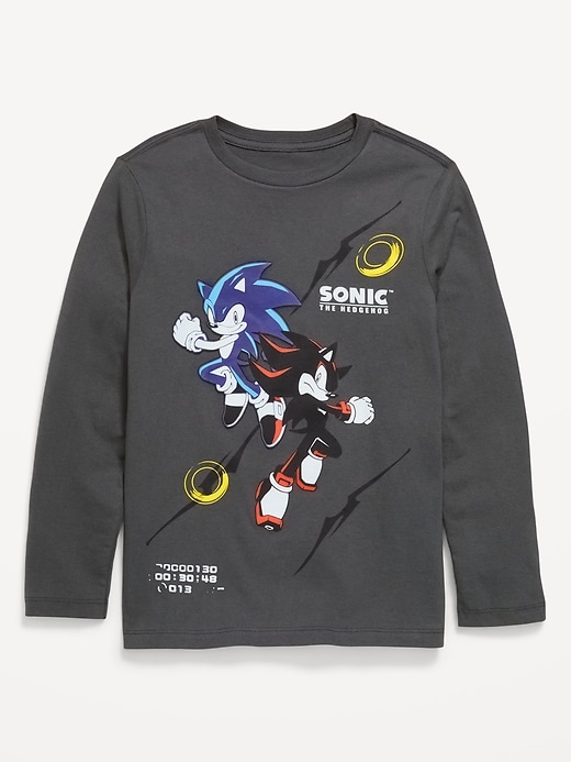 Image number 1 showing, Sonic The Hedgehog™ Gender-Neutral Graphic T-Shirt for Kids