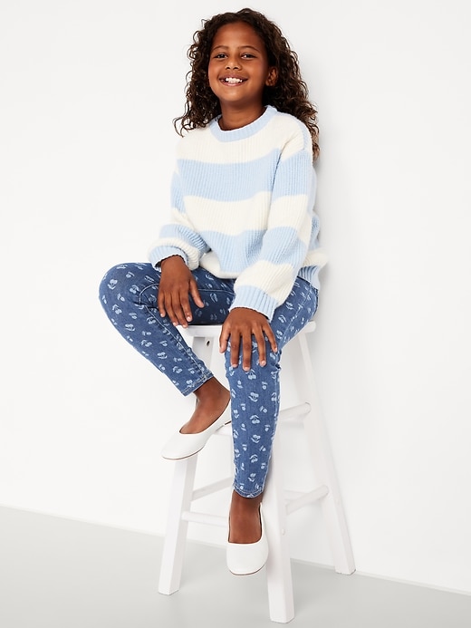 Image number 3 showing, Printed High-Waisted Rockstar 360° Stretch Jeggings for Girls