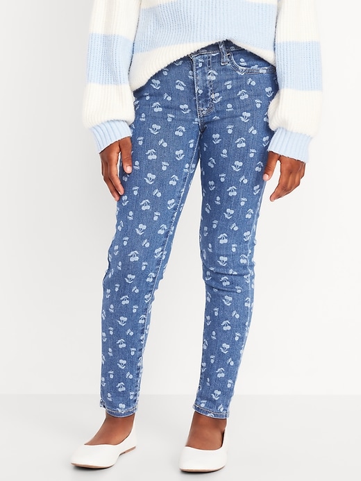 Image number 1 showing, Printed High-Waisted Rockstar 360° Stretch Jeggings for Girls