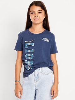 Detroit Lions Gender-Neutral Graphic T-Shirt for Kids