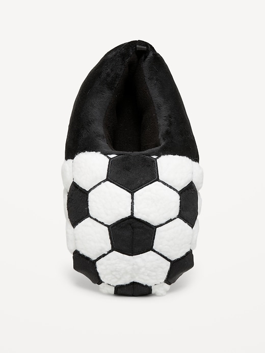 Image number 2 showing, Cozy Soccer Gender-Neutral Slippers for Kids