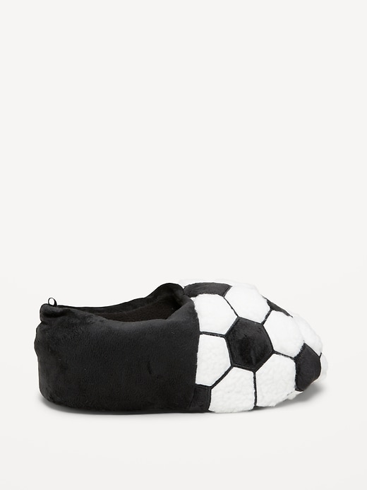 Image number 4 showing, Cozy Soccer Gender-Neutral Slippers for Kids