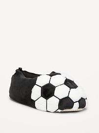 Image number 1 showing, Cozy Soccer Gender-Neutral Slippers for Kids