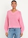 Cozy Cropped V-Neck Sweater - image 2