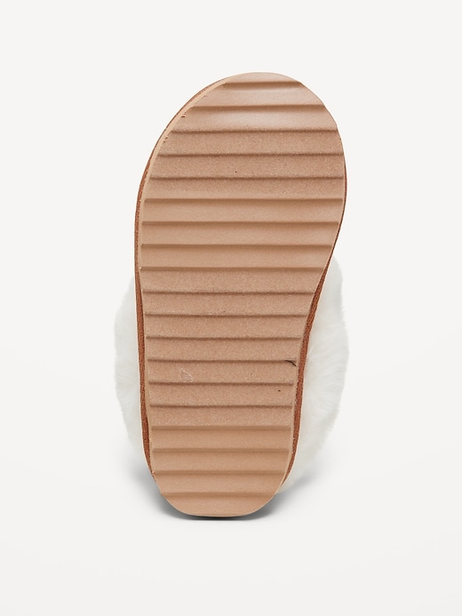 Image number 4 showing, Faux-Suede Cuffed Booties for Toddler Girls