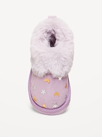 Image number 2 showing, Faux-Suede Cuffed Booties for Toddler Girls