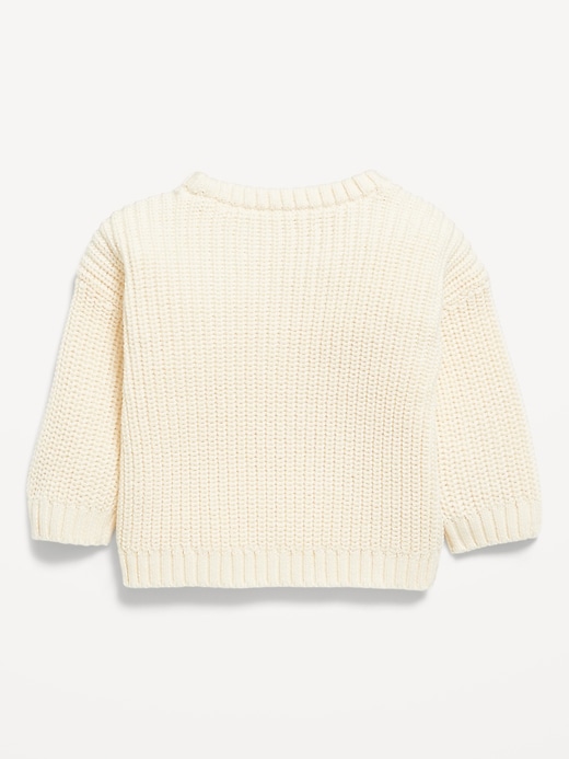Image number 2 showing, Loose Shaker-Stitch Sweater for Baby