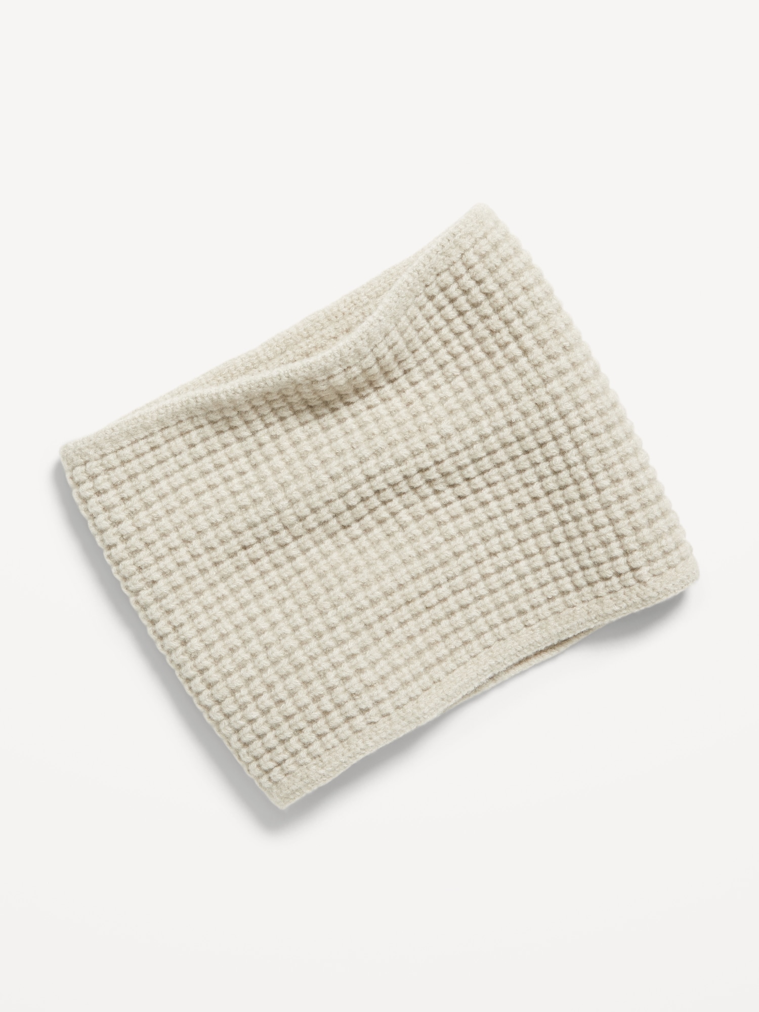 Waffle-Knit Neck Gaiter