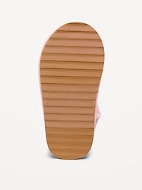 Image number 4 showing, Faux-Suede Glitter Bow Cutout Boots for Toddler Girls