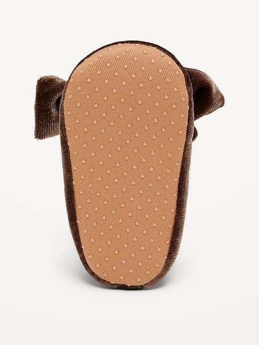 Image number 4 showing, Velvet Bow Ballet Flats for Baby