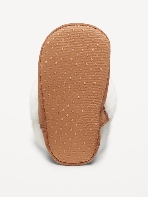Image number 4 showing, Cozy Faux-Fur Cuffed Booties for Toddler & Baby