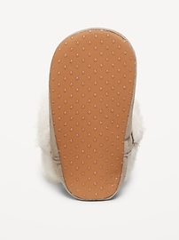 Image number 4 showing, Cozy Faux-Fur Cuffed Booties for Toddler & Baby