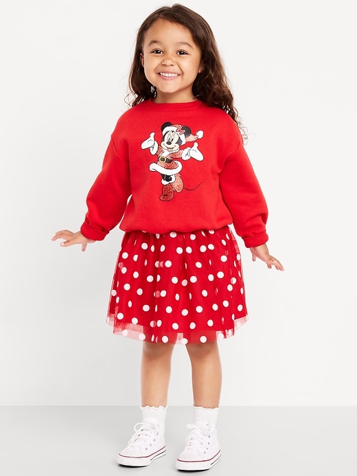 Image number 1 showing, Disney© Graphic Sweatshirt and Tutu Skirt Set for Toddler Girls