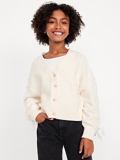 SoSoft Bow-Tie Cardigan Sweater for Girls