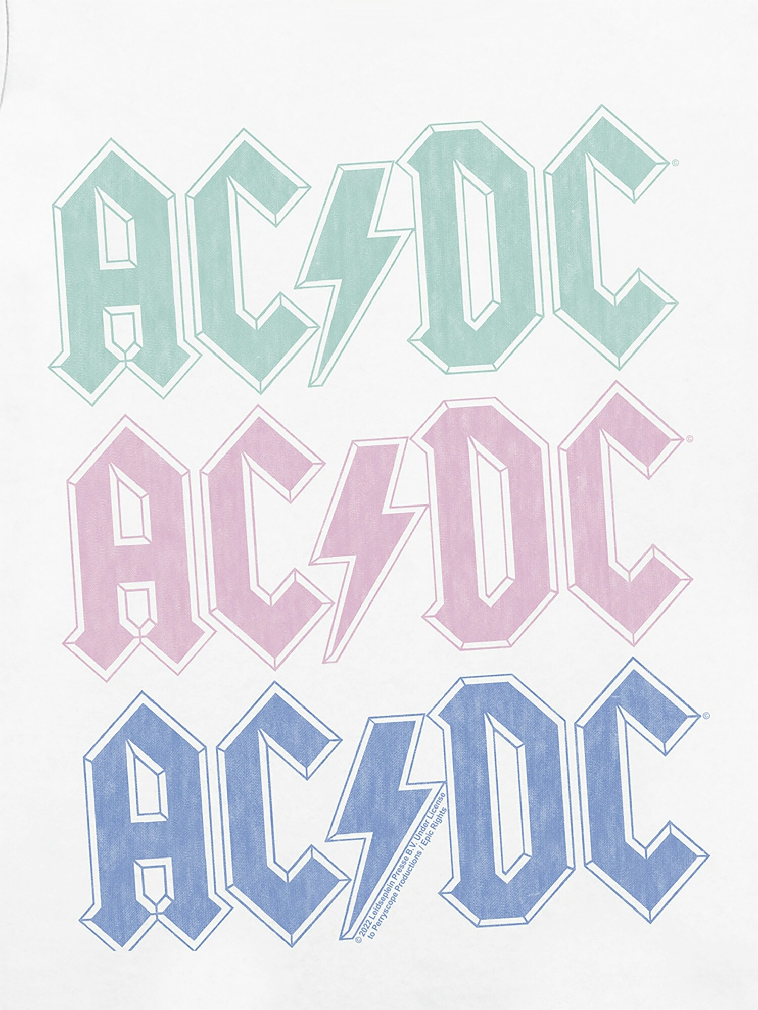 Женская футболка Old Navy Acdc Graphic T-Shirt for Women, цвет: Белый — фото 2