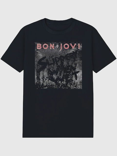 Bon Jovi Graphic T-Shirt for Men - Black