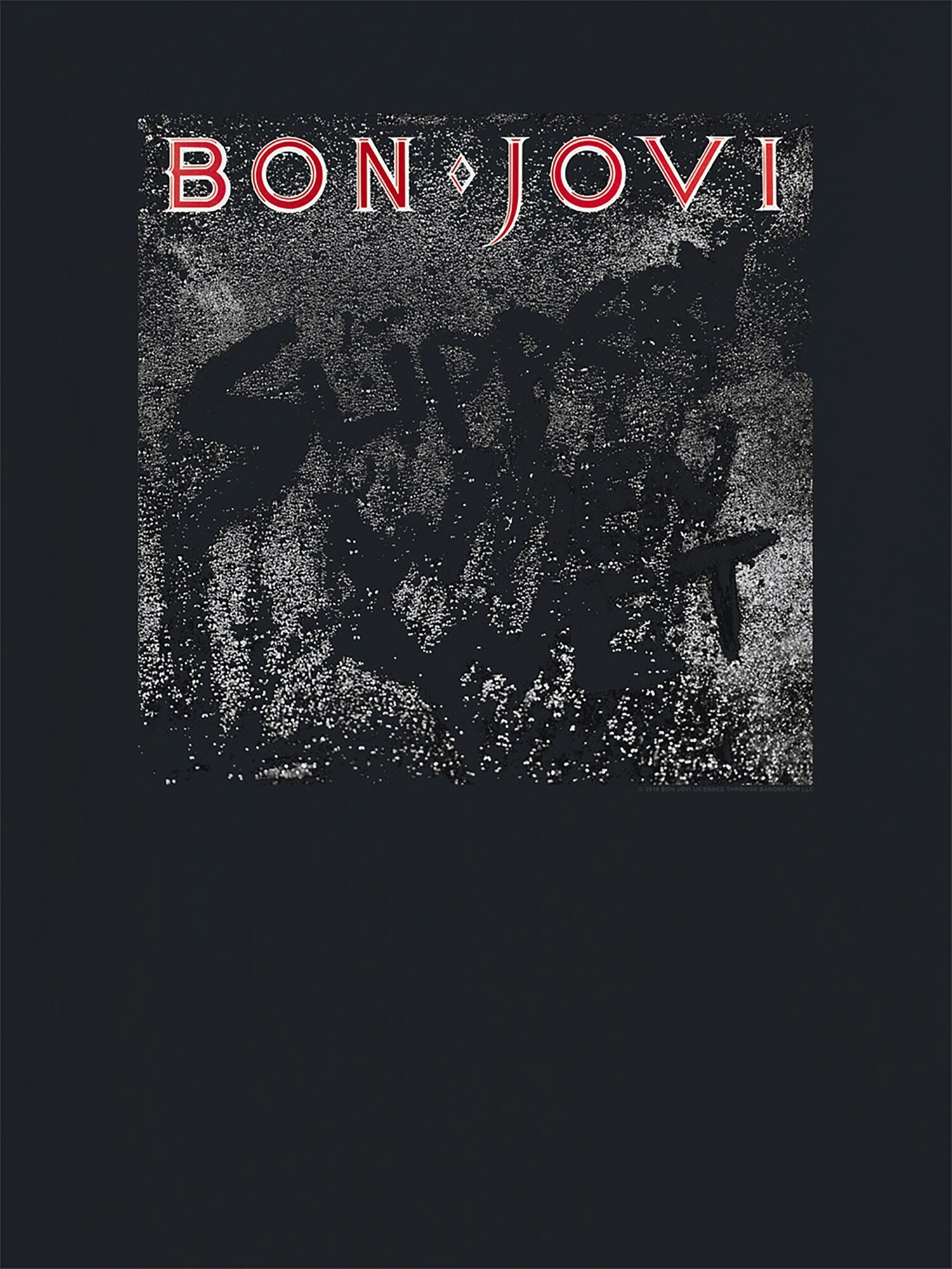 Мужская футболка Old Navy Bon Jovi Graphic T-Shirt for Men, цвет: Чёрный — фото 2