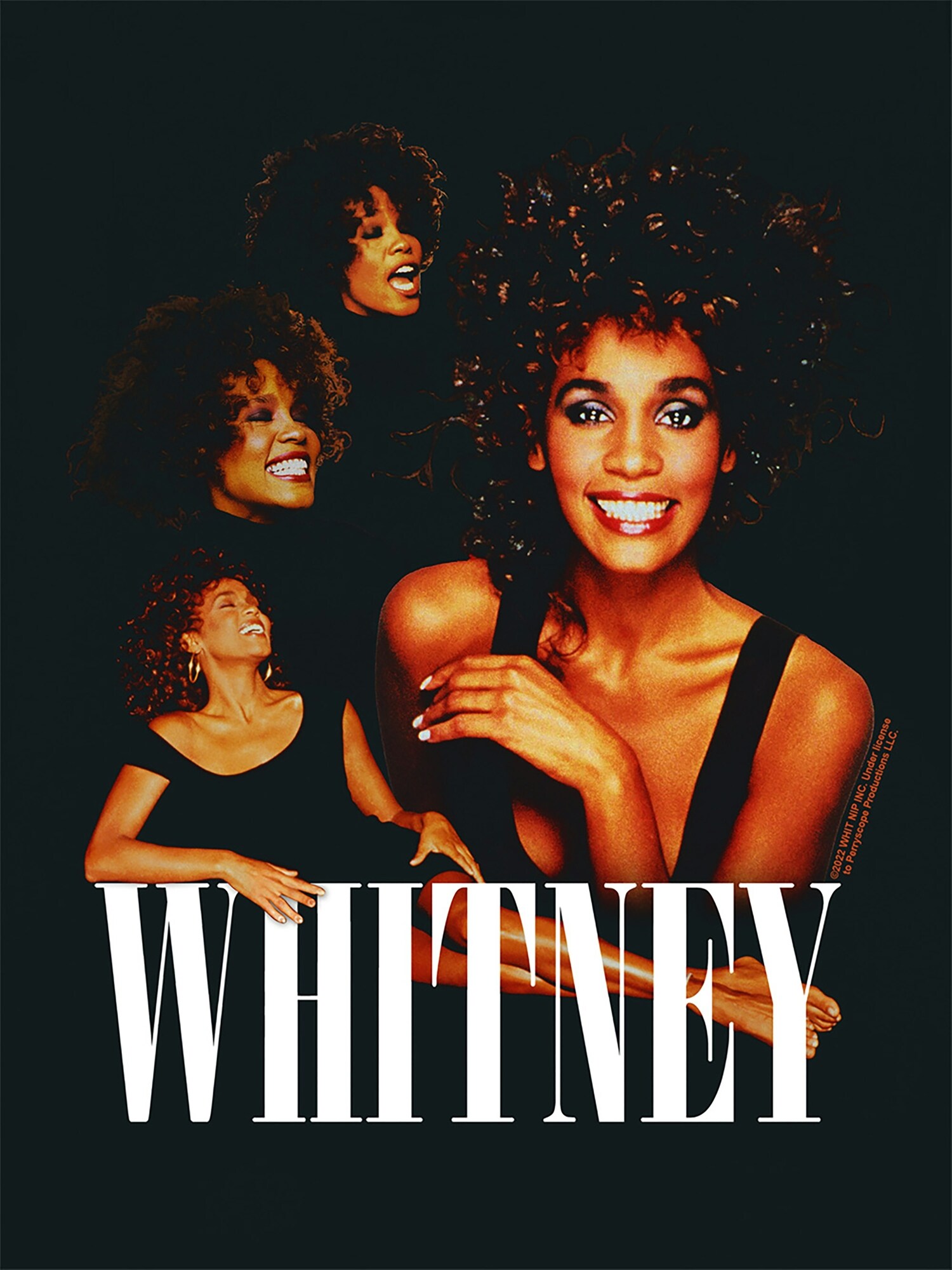 Женская футболка Old Navy Whitney Houston Graphic T-Shirt for Women, цвет: Чёрный — фото 2