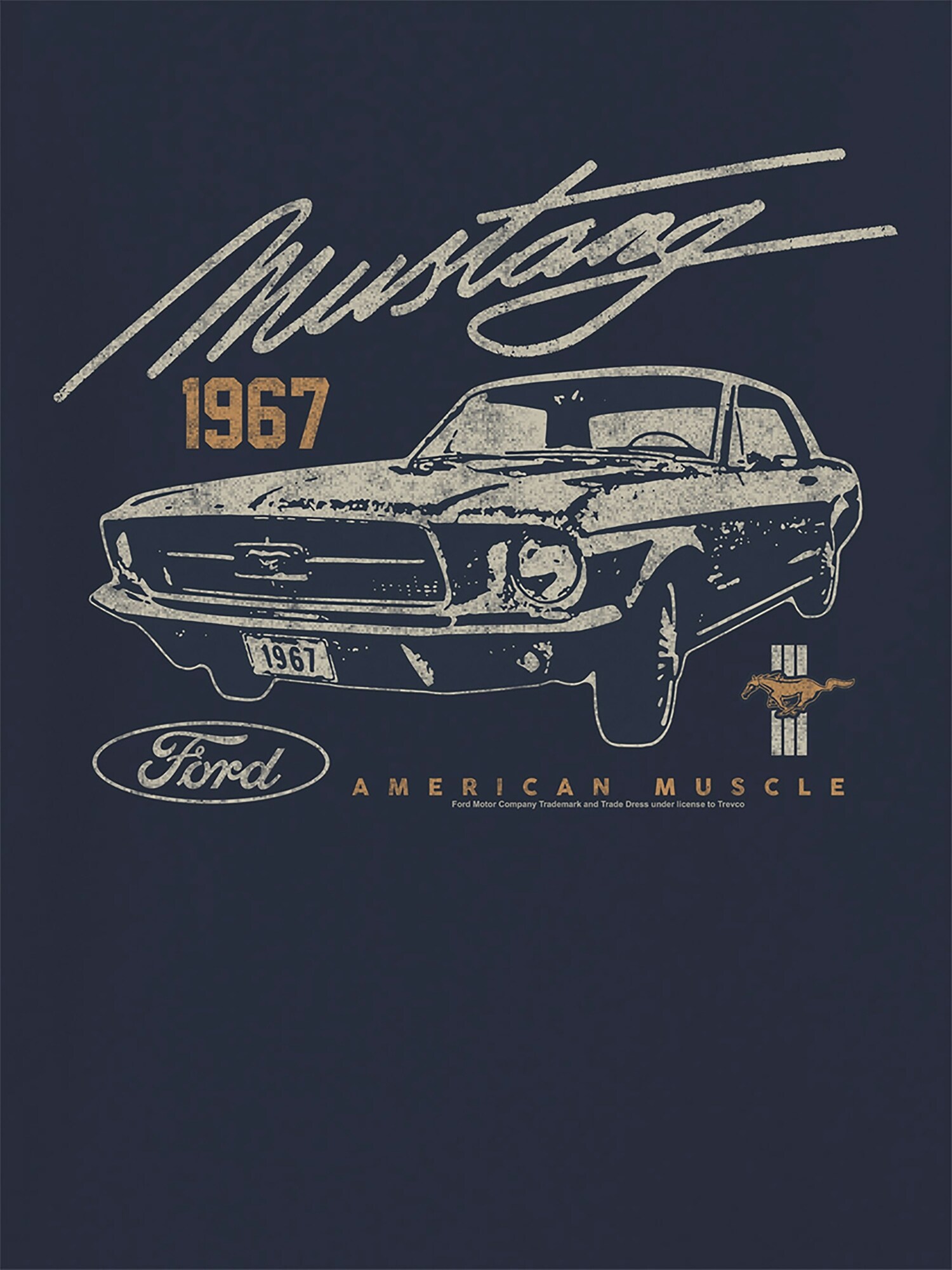 Мужская футболка Old Navy Ford American Muscle Graphic T-Shirt for Men, цвет: Тёмно-синий — фото 2