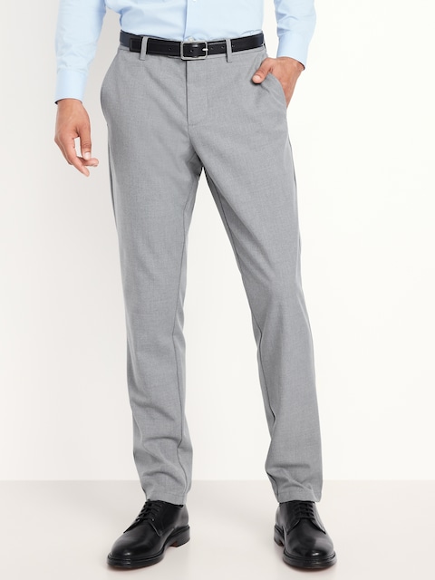 90's Straight Dress Pants - Medium Heather Gray