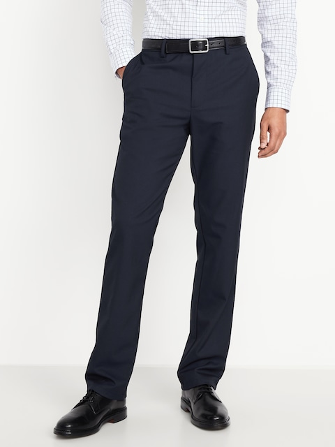 90's Straight Dress Pants - Navy