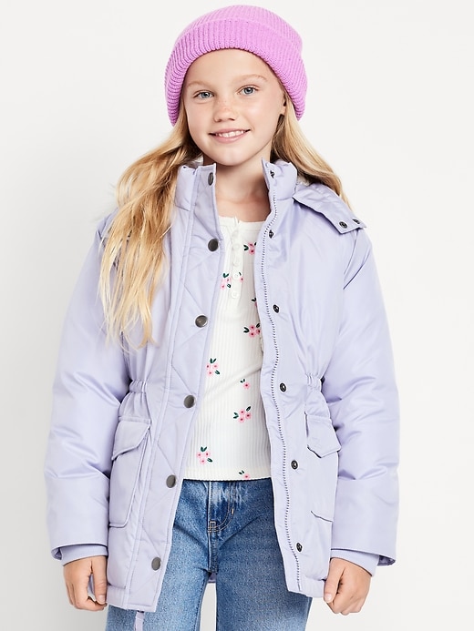 Water-Resistant Parka Jacket for Girls Old Navy
